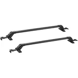 Vevor Dachträger Dachgepäckträger Auto Querträger 2 Stk. Dachträger kg Tragfähigkeit, geeignet für PKW Abstand zwischen Dachrinnen 105-109 cm, Abstand von Dachrinnen zu Fenstern 6 cm