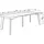 SKRAUT HOME Ausziehtisch 222 x 73 x 90 cm weiß
