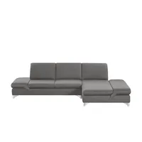 W.SCHILLIG Ecksofa  Saraa , grau , Maße (cm): B: 314 H: 84 T: 198