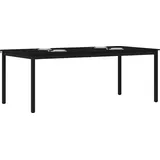 vidaXL Esstisch 200 x 75 x 100 cm schwarz