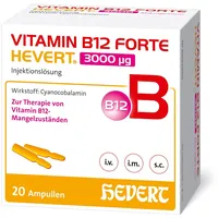 Hevert-Arzneimittel Vitamin B12 forte Hevert 3000 μg Ampullen