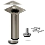 Möbelfüße Sofafuß Möbelfuß Sockelfüße Bettfüß Höhenverstellbar Stellfuß Stützfuß 700 mm EDELSTAHL