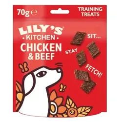 LILY'S KITCHEN Trainingssnacks für Hunde Adult Huhn & Rind 8x70 g