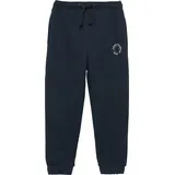 S.Oliver - Unisex Jogginghose aus Sweat mit kleinem Print-Detail, Kinder, blau, 110