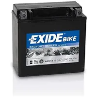 Exide AGM12-12 AGM-Ready Motorrad Starter-Batterie 12V 12Ah 200A