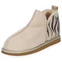 SHEPHERD Hausschuhe in Beige/Schwarz | Gr.: 37