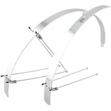 CON-TEC Schutzblechset Flat 42 mm Silber 28"