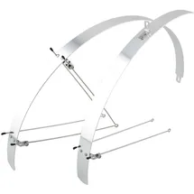 CON-TEC Schutzblechset Flat 42 mm Silber 28"