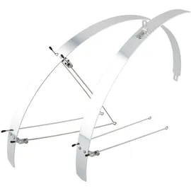 CON-TEC Schutzblechset Flat 42 mm Silber 28"