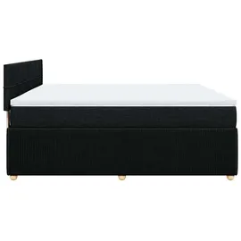 vidaXL Boxspringbett 180 x 200 cm Schwarz