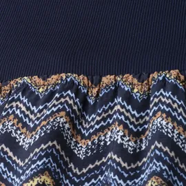 STREET ONE Midikleid mit allover Print Blau 42