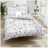 KAEPPEL Interlock Jersey Bettwäsche Enchanted stein 135x200 cm + 80x80 cm - grau