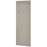 Höffner Garderobenpaneel , beige , Glas,Holzwerkstoff , Maße (cm): B: 60 H: 170 T: 10.0