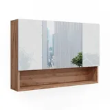 Spiegelschrank Badspiegel Wandspiegel Irma Modern Badezimmer Schrank Badschrank Badezimmermöbel Badmöbel 3 Türen