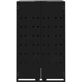 deluke Mülltonnenbox GORILO 345 x 117 x 79 cm schwarz