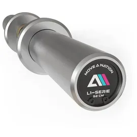 Atletica L1 Olympia Hantelstange 52 cm Ø 50 mm grau