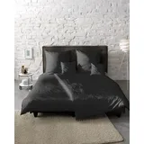 FLEURESSE Colours 009100 schwarz 135 x 200 cm + 80 x 80 cm