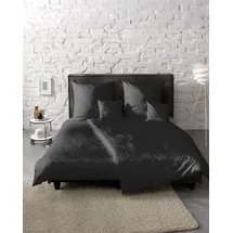 FLEURESSE Colours 009100 schwarz 135 x 200 cm + 80 x 80 cm