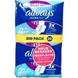 always Ultra Day Binden  Long 2 mit Flügeln Big Pack 20St. x 1 Packung