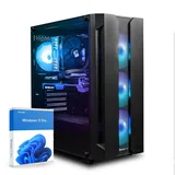 dcl24.de Gamer PC Ryzen 9 7900X, RTX5060, 32GB RAM, 1TB SSD Gaming-PC (Ryzen 9 AMD Ryzen 9 7900X, RTX5060, 32 GB RAM, 1000 GB SSD, Luft, Windows 11 Pro, WLAN) schwarz
