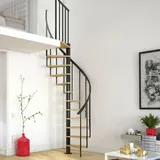 DOLLE Spindeltreppe Calgary 244,8-280,8 cm Holz/Metall
