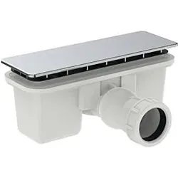 Ideal Standard Spezial-Ablaufgarnitur T4493AA 19,5x5cm, mit Abdeckung, chrom