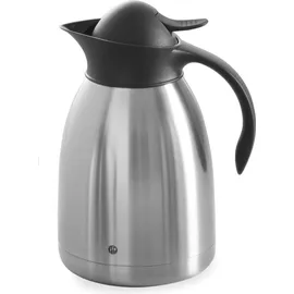 HENDI Isolierkanne schwarz/silber 1,5 l
