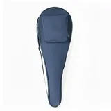 Alephnull Squash Tasche für 2 Schläger Squash Schläger Hülle Unabhängige Schichten Squash-Schlägertasche mit Reißverschlusstasche und Fächern Gepolsterte Squashtasche (Dunkelblau)
