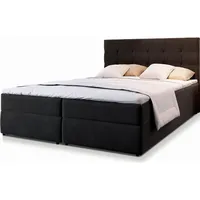masseno Boxbett mit Bettkasten ¦ grau ¦ Maße cm B: 160 H: 98