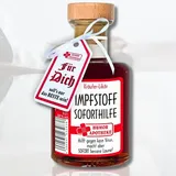 Apothekerflasche Impfstoff Sofort Hilfe - 0,2L 33% Kräuterlikör | Humorapotheke