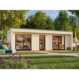 Palmako Gartenhaus Johanna 9,01 x 3,39 m Natur