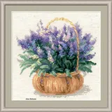 Riolis Kreuzstich-Set französischer Lavendel, Zählmuster