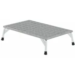 MUNK Arbeitspodest Aluminium-Warzenblech 1 Stufe
