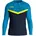 Sweatshirt 914 marine/blau/neongelb XL
