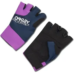 Oakley Factory Pilot Damen MTB Kurzfinger Handschuhe Blau Modell 2023
