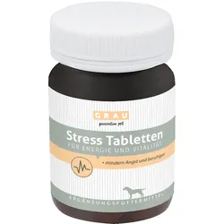 grau Stress Tabletten 120 Stück Nahrungsergänzung für Hunde