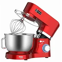 Rührmaschine Rührgerät Knetmaschine 1500W 6,2L Edelstahlschüssel Küchenmaschine