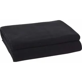 Zoeppritz Soft-Fleece Decke 160 x 200 cm black
