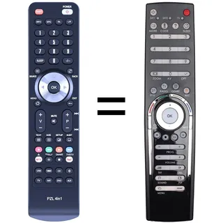 TRUCKON Neue Ersatzfernbedienung Kompatibel mit Technisat FBPVR335A/01 Digit HD8 + FBPVR335 DIGITHD8