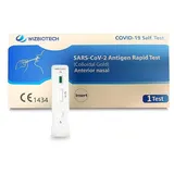 WizBiotech Covid-19 Antigen Corona Schnelltest Laientest + Gratis BLT Desinfektionsmittel 1 St