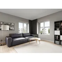 Musterring Big-Sofa LUCIA Mega Sofa, hoher Sitzkomfort, Breite 252cm, Kontrastnaht, in vielen Qualitäten und 4 unterschiedlichen Nähten, 2,5-Sitzer braun