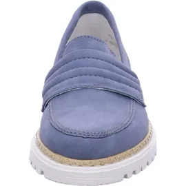 Rieker Damen 54855 Loafer, blau, 39 EU