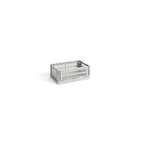 HAY Aufbewahrungsbox Colour Crate S 17 x 10,5 cm 1-tlg. hellgrau