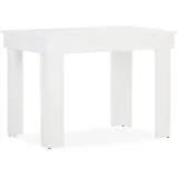 Homestyle4u Esstisch 90 x 73 x 60 cm weiß