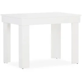 Homestyle4u Esstisch 90 x 73 x 60 cm weiß