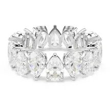 Swarovski Damenring Matrix Vittore Ring, Tropfenschliff, Weiß, - 52