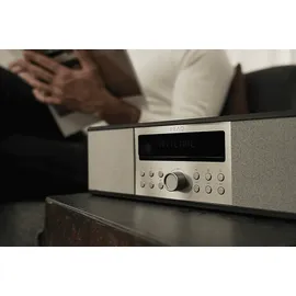 PEAQ PDR 290 DAB+ Radio mit CD, DAB+/FM, DAB+, FM, Bluetooth, Schwarz/Silber