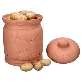 Mambocat Vorratsglas Terra Kartoffeltopf mit Deckel Ø 19,3 cm 1-tlg. Braun