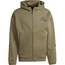 adidas New adidas Z.n.e. Full-Zip Hooded Track Herren Kapuzensweater, grün - XL