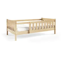 masseno Kinderbett ELSA 80 x 160 cm Kiefer massiv braun